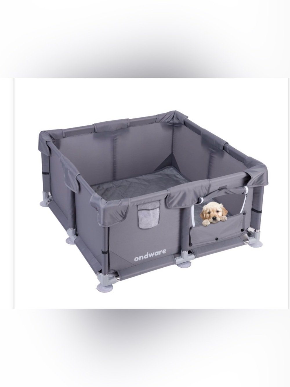 Puppy PlayPen, 28×28×15 in Dog Play Pen Indoors,Small Animals